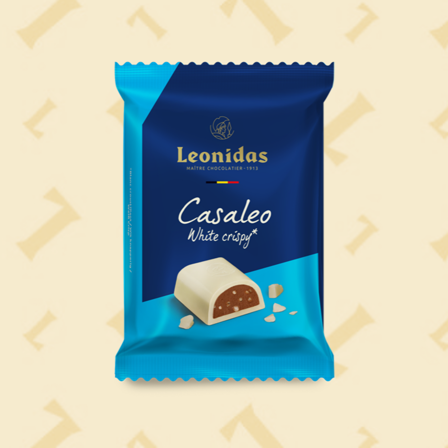 Tablette fourrée blanc praliné riz soufflé (75 g)