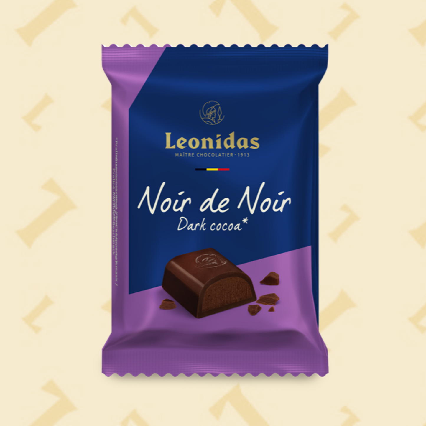 Tablette fourrée Noir de noir (75 g)